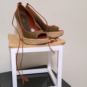 Sergio Rossi espadrille wedges